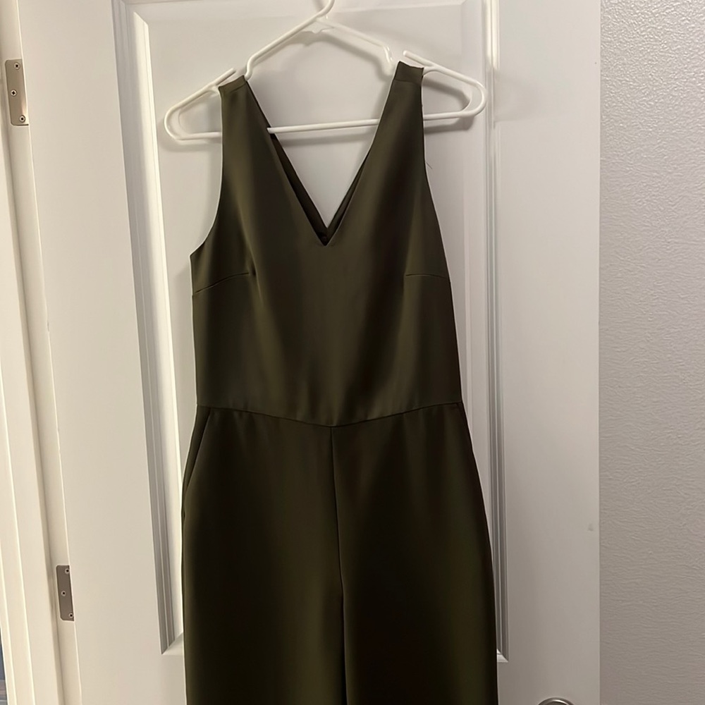 Banana republic cropped wide leg jump suit